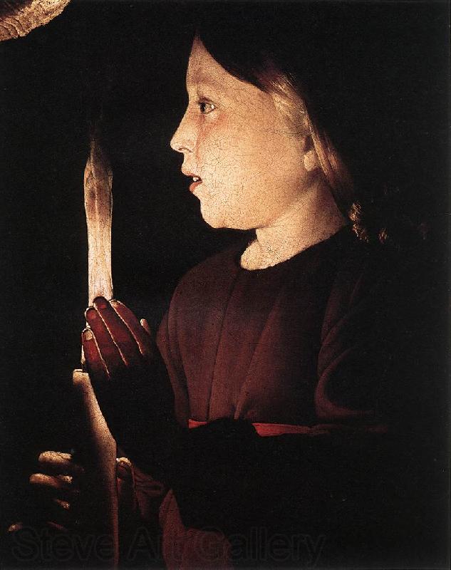 LA TOUR, Georges de Adoration of the Shepherds s Norge oil painting art